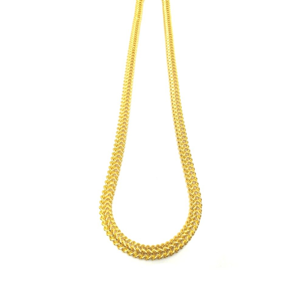 22kt gold classic gents thick chain